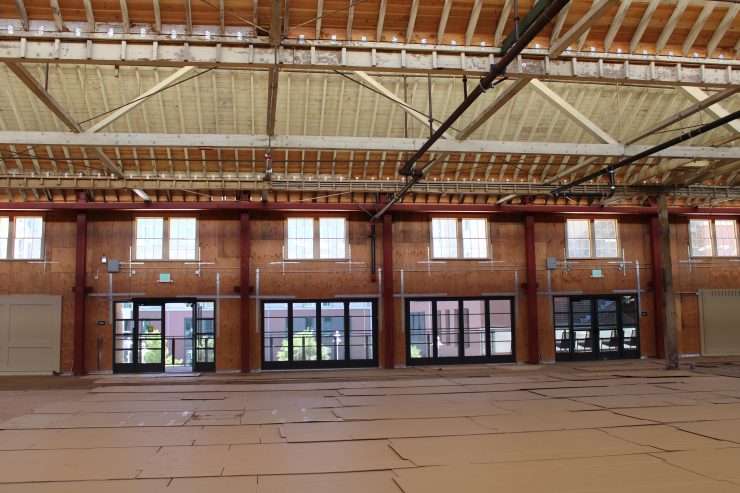 Interior of VPO historic packing house.