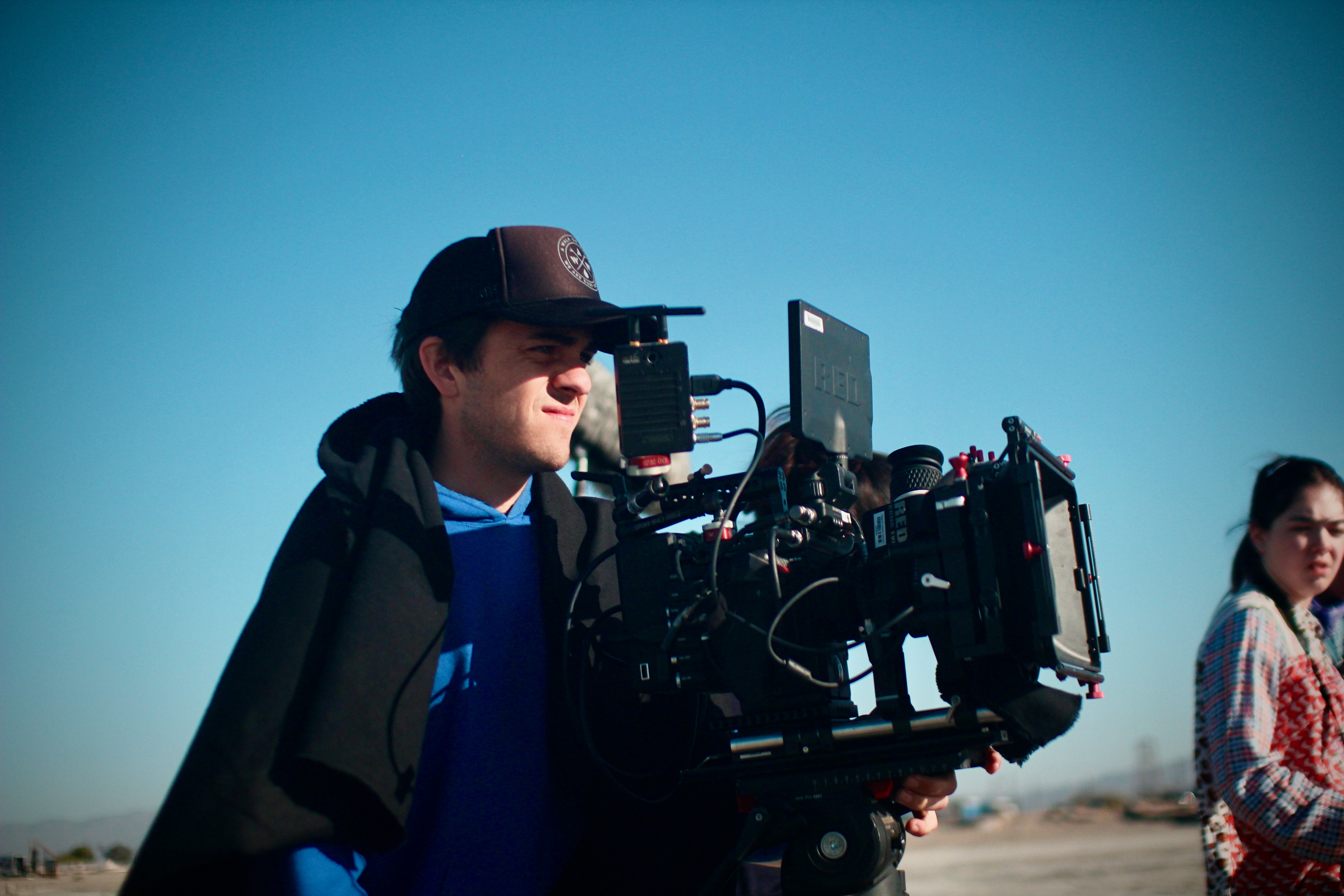 Chapman student behind the camera