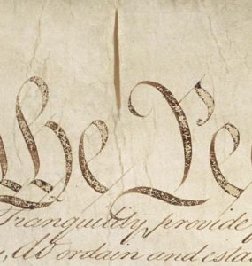 partial text "we the people" from u.s. constitution