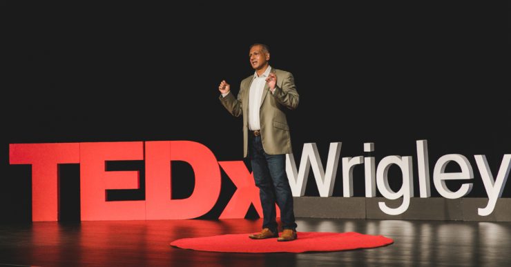 Jay Kumar delivers TEDx talk TEDxWrigleyville’s two night event, “Humanity: The Repatriation"