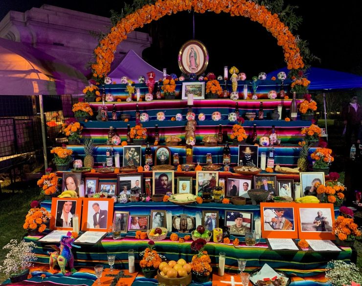 Large altar - "ofrenda" for Day of the Dead