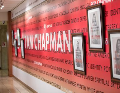"I Am Chapman" wall