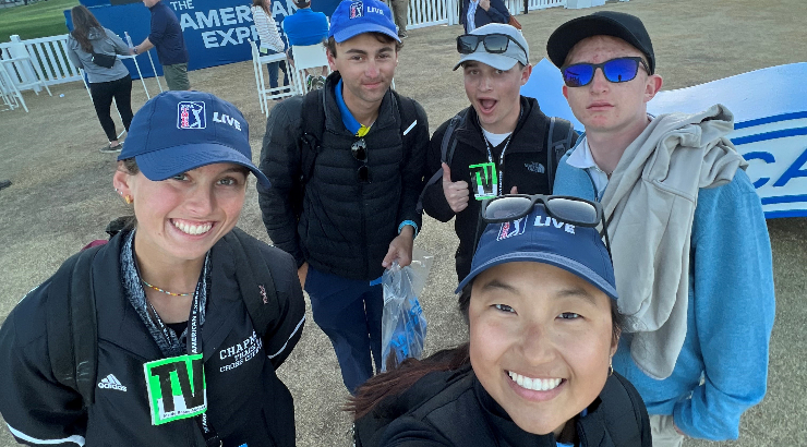 Dodge students working a PGA tournament