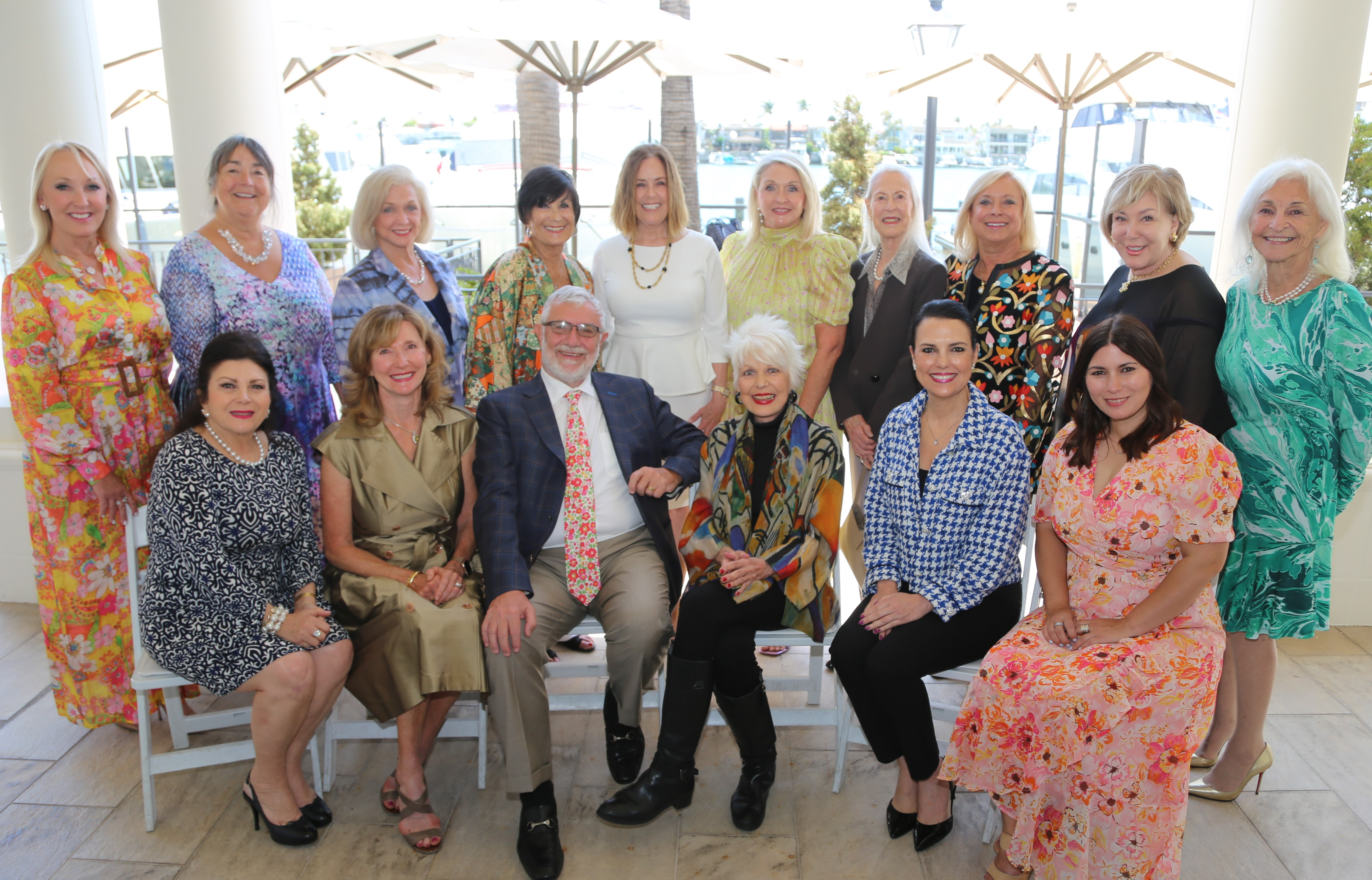 Women of Chapman with President Daniele C. Struppa
