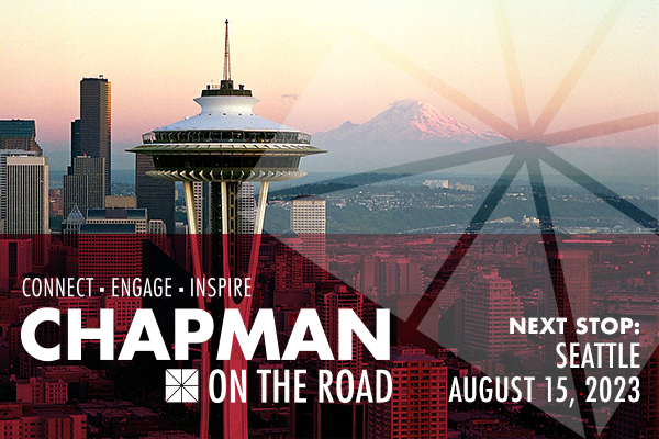 graphic for chapman on the road seattle