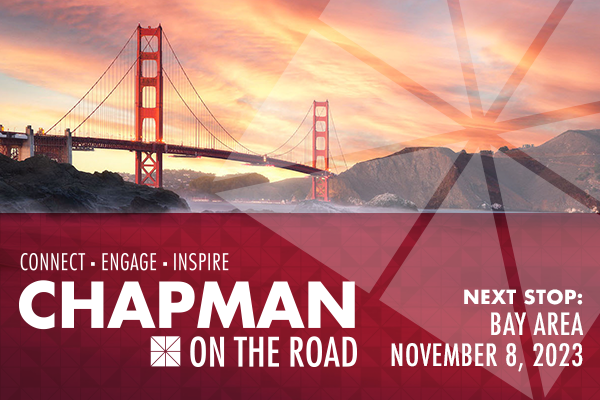 chapman on the road banner