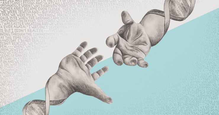 illustration of two hands reaching for each other