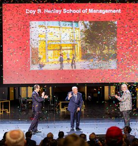 Doy B. Henley School of Management announced at State of the University.