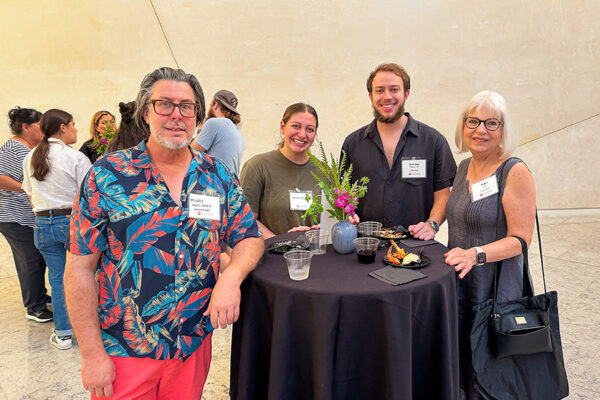 volunteers at reception