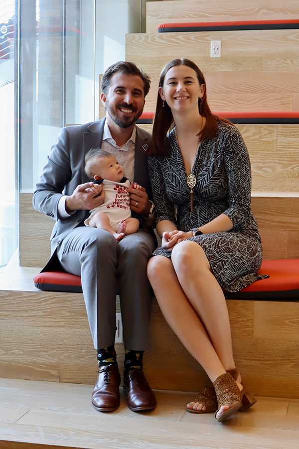 Adam Kalawi, Jessica Rabalais and baby