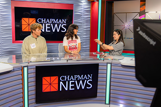 chapman-news-preview Chapman news at Preview Day.