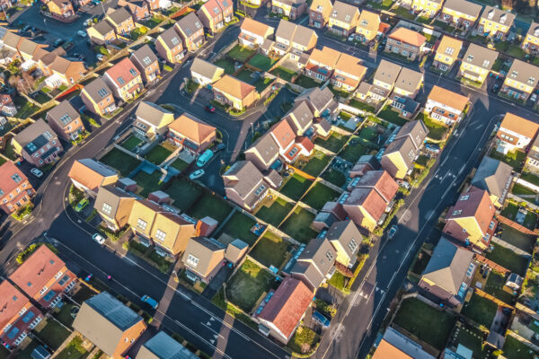 Aerial Houses Residential