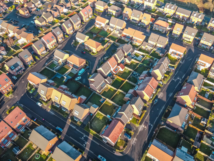 Aerial Houses Residential