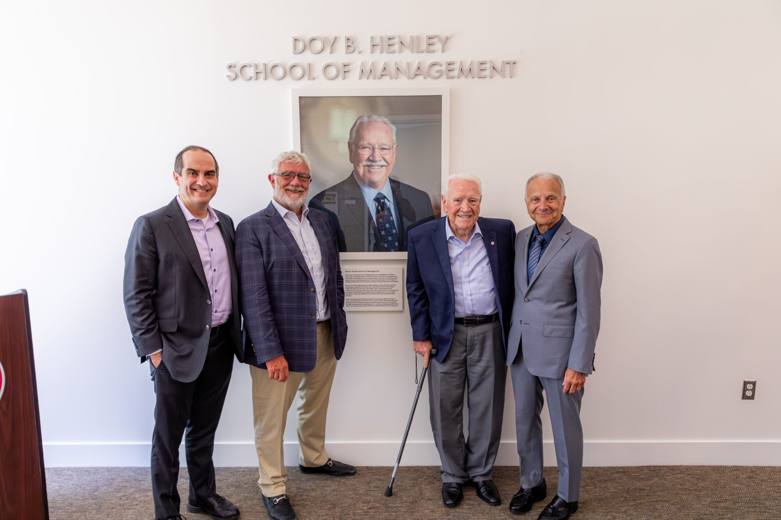 Doy Henley School Unveiling