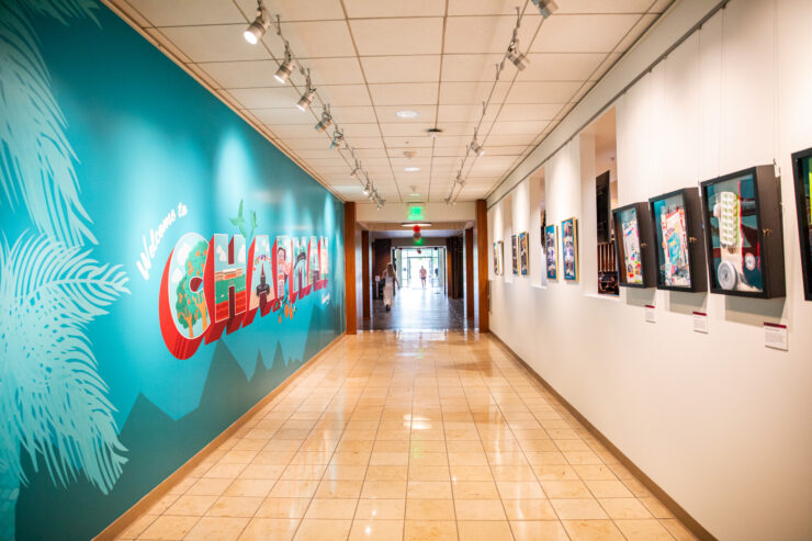 Hallway art
