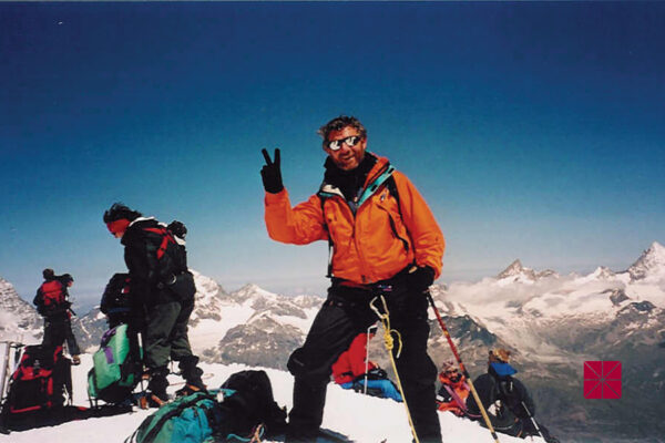 Daniele Struppa mountain climbing