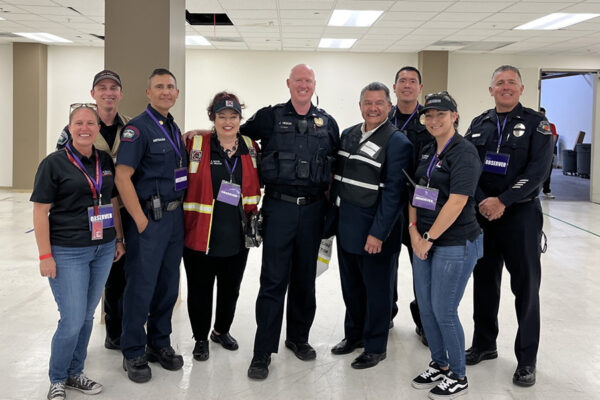 Chapman University Public Safety and Fire Life and Safety teams join the Orange Police Department