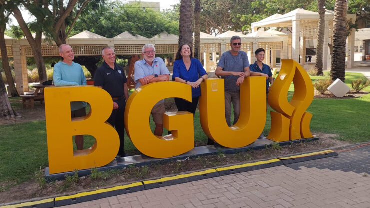 Daniele Struppa in Israel.