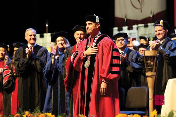 mat parlow in academic regalia
