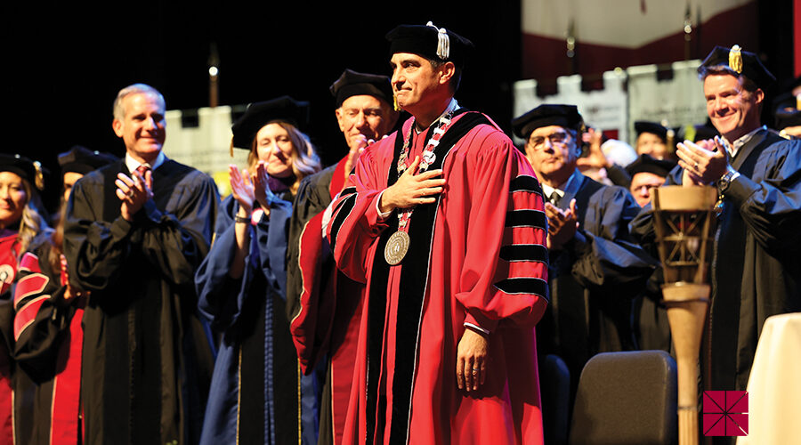 mat parlow in academic regalia