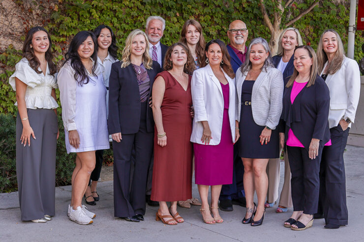 group of people standing for photo