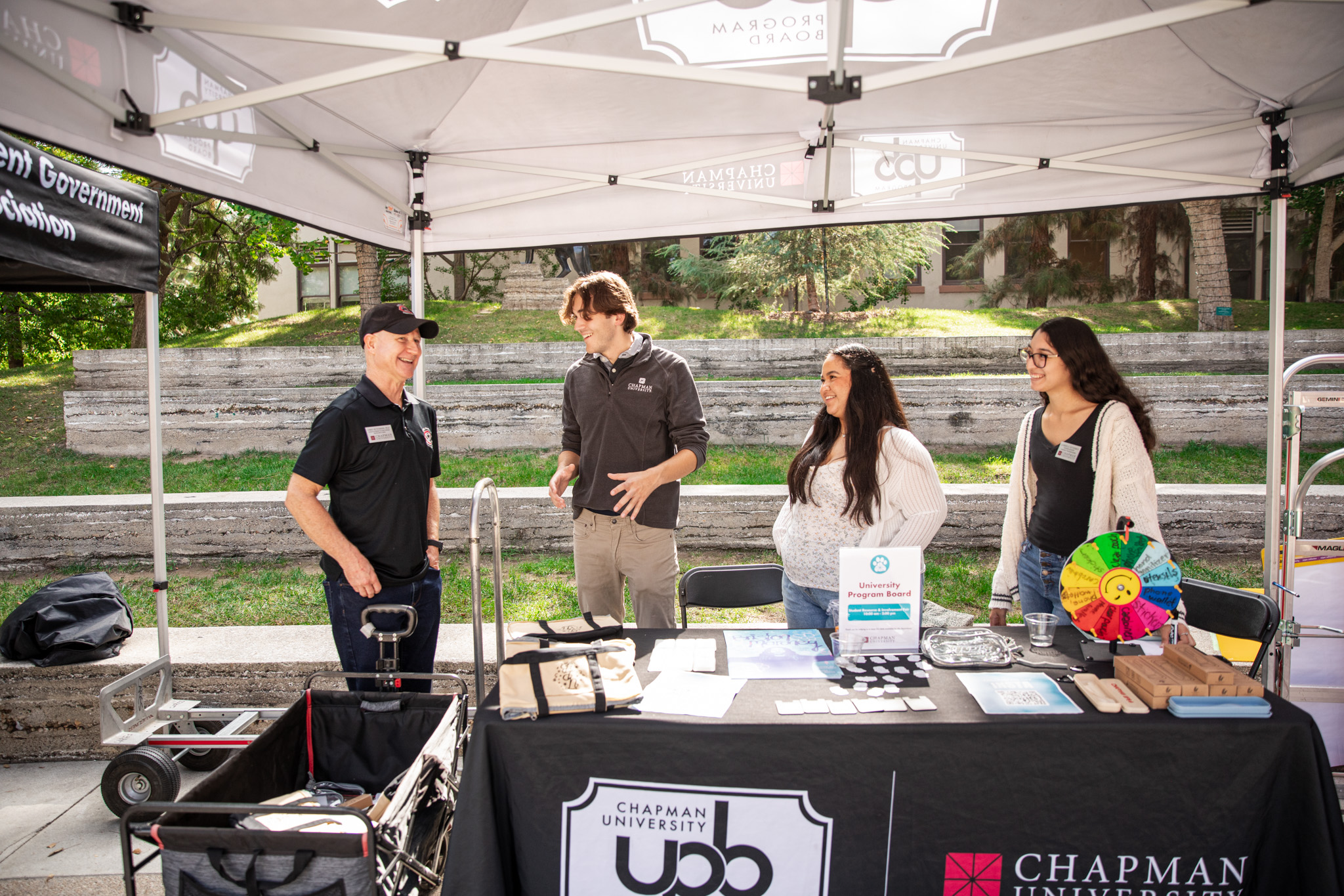 Chris Hutchinson with Students