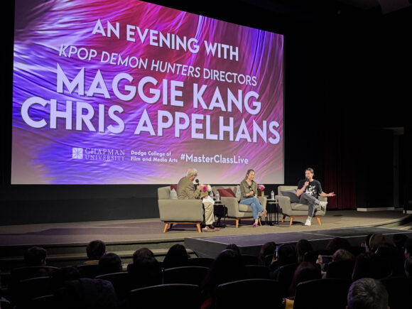 Dodge College Masters Class featuring the director from K-Pop Demon Hunters.