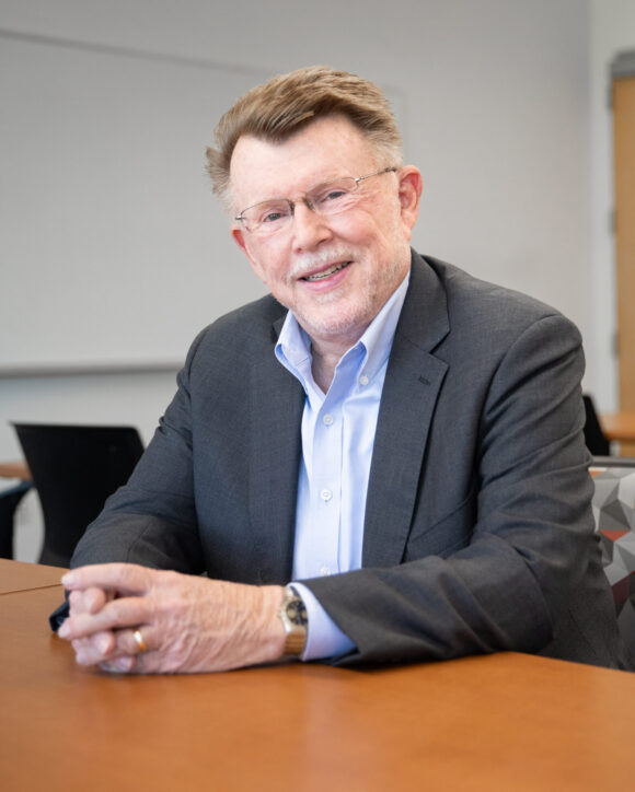 A portrait of Mark Chapin Johnson, Chapman University trustee.