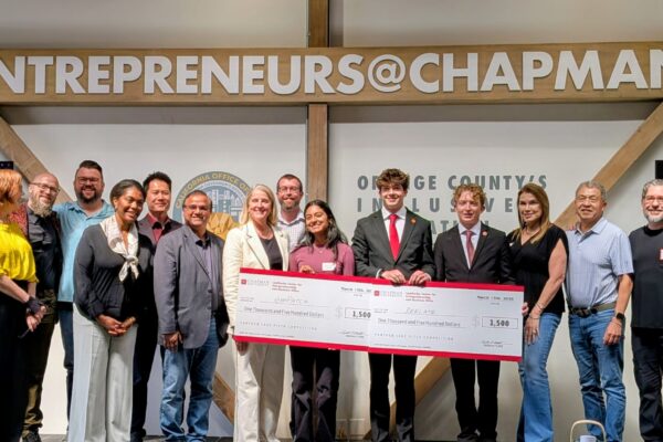 Winners and judges of the 2026 Panther Cage Pitch Competition.