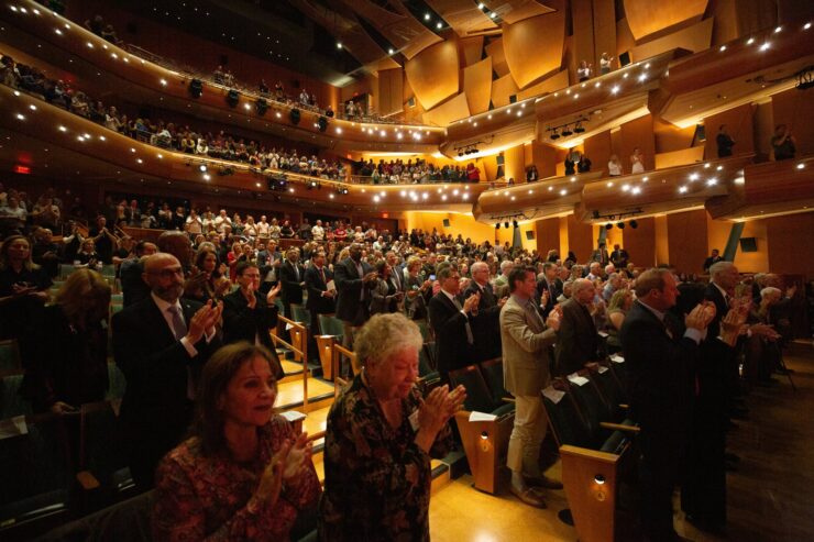 Standing ovation in Musco Center